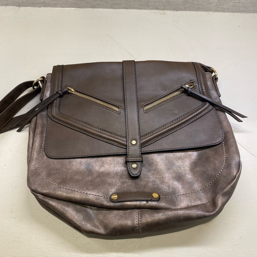 Brown Leather Messenger Bag